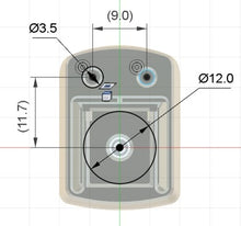 Laden Sie das Bild in den Galerie-Viewer, Balkenradar 1x3&#39; (fertig montiert elektr. drehbar) Best.-Nr.340 SG Modellbau Stefan Graupner
