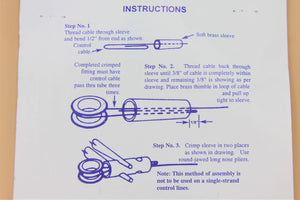 Handrolle Fesselflug, 2-Leinen Edelstahl-Kabel geflochten (1 Stk.) SIGSH 450-455