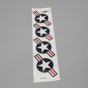 SIG 4INCH STIK-TITE Stars & Bars Ø5,5cm (Inhalt 1 Stk.) Best.-Nr. SIGDCM501 Graupner